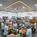 Unité de transformation agroalimentaire illustrant le savoir-faire de SARA SARL